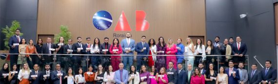 OAB Roraima recebe mais 44 novos advogados e advogadas